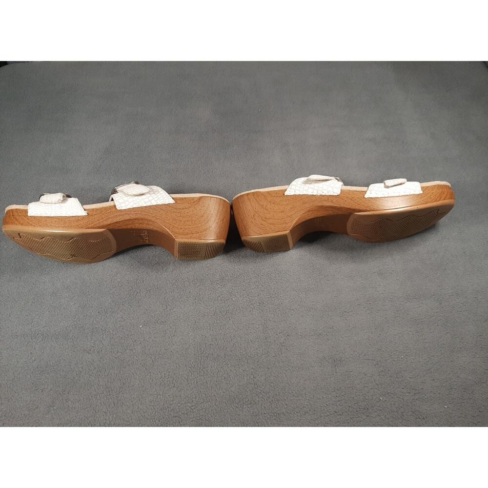 Dansko Slide Wedge Sandals 9841092200 Womens EU 40/US 9 White/Beige Travel - Picture 7 of 8